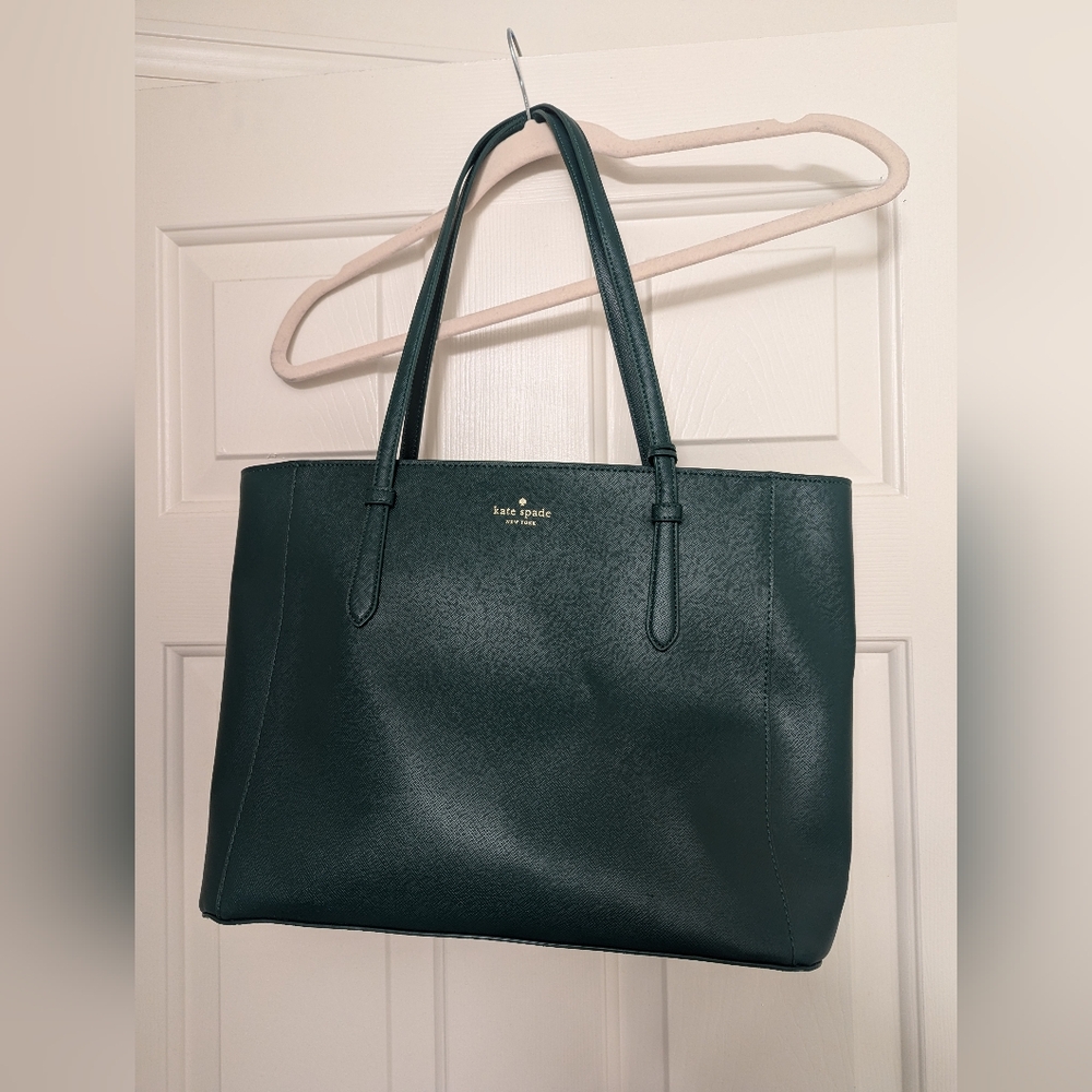 kate spade Shuyler Medium Tote Bag Deep Jade